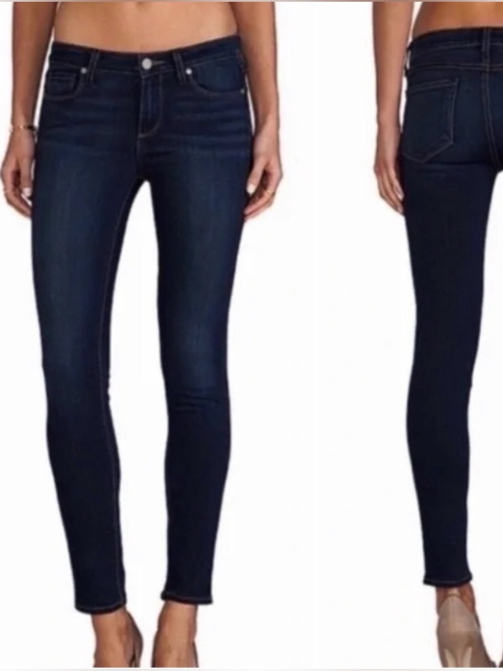 Paige Verdugo Ultra Skinny Dark Indigo Jeans Size 28